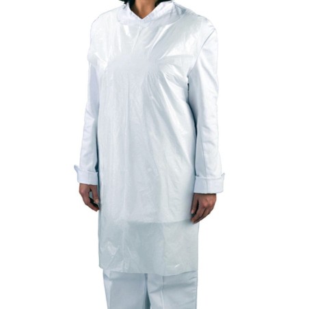 Disposable Aprons  (Pack of 100 - White)